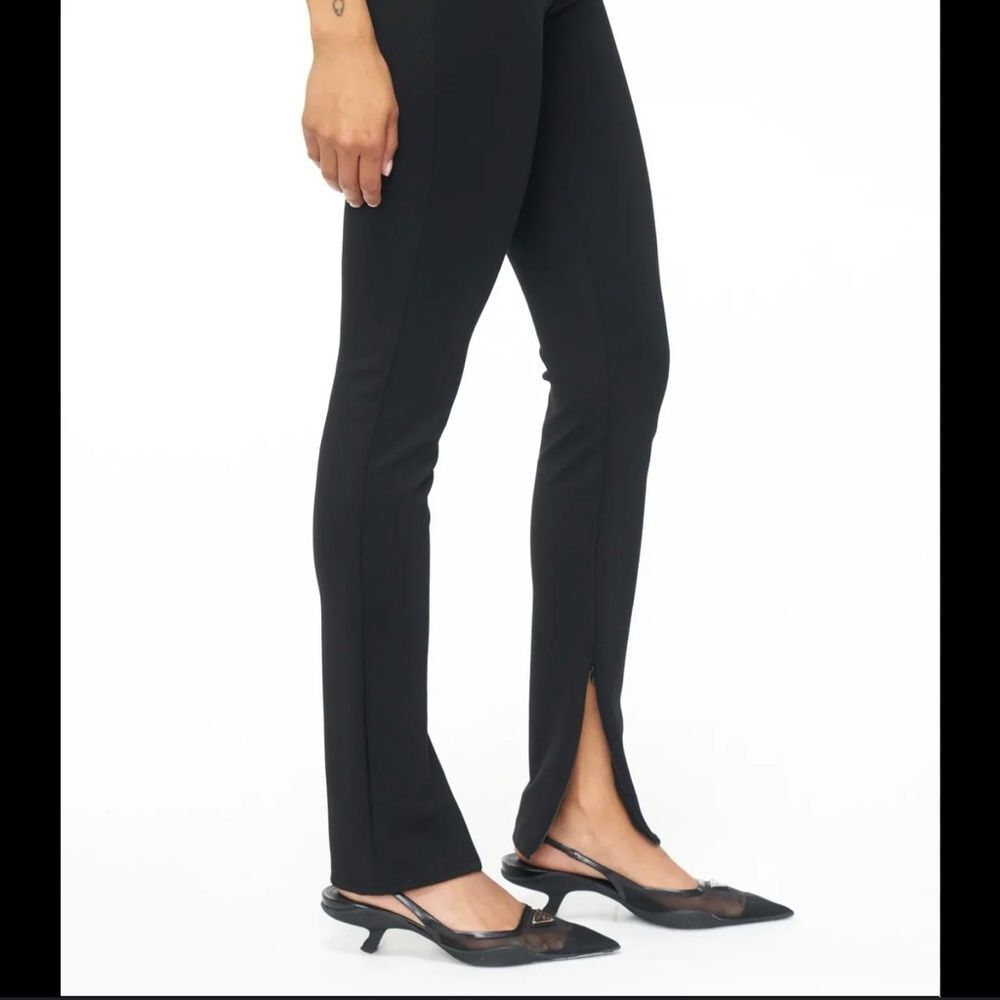 Pistola Black Skinny Pants with Slit